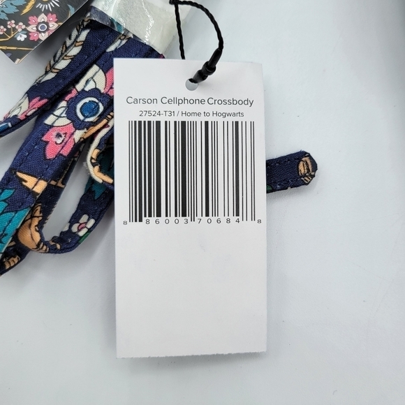 Vera Bradley Harry Potter Home to Hogwarts Carson Cellphone Crossbody - Picture 6 of 8